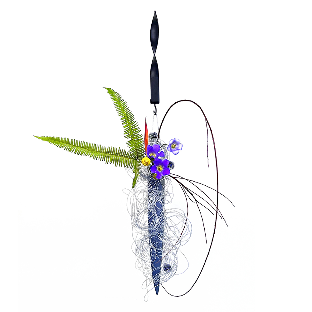 Sc__0006_1. ABSTRACT JIYUKA hanging - Kenkyu Nishida IMG-9023 RR WM 1 - June, 2023 - Jan 15, 2024